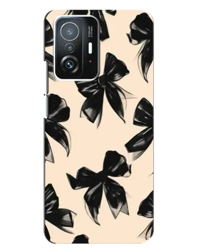 Чехол для Xiaomi 11T / 11T Pro с картинкой «Паттерн черные банты» Чехол для Xiaomi 11T / 11T Pro с картинкой «Паттерн черные банты»