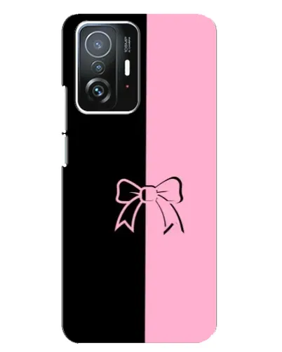 Чехол для Xiaomi 11T / 11T Pro с картинкой «Половинки банта» Чехол для Xiaomi 11T / 11T Pro с картинкой «Половинки банта»