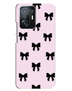 Чохол для Xiaomi 11T / 11T Pro з картинкою «Чорні банти Coquette» Чохол для Xiaomi 11T / 11T Pro з картинкою «Чорні банти Coquette»