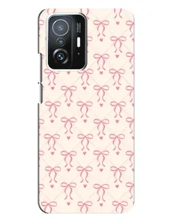 Чохол для Xiaomi 11T / 11T Pro з картинкою «Рожеві бантики Coquette» Чохол для Xiaomi 11T / 11T Pro з картинкою «Рожеві бантики Coquette»