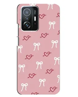 Чохол для Xiaomi 11T / 11T Pro з картинкою «Серця та банти» Чохол для Xiaomi 11T / 11T Pro з картинкою «Серця та банти»
