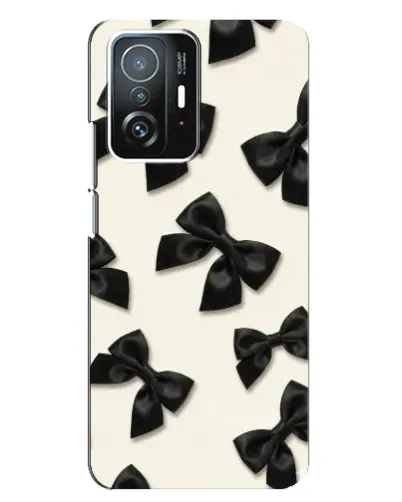 Чехол для Xiaomi 11T / 11T Pro с картинкой «Черные бантики» Чехол для Xiaomi 11T / 11T Pro с картинкой «Черные бантики»