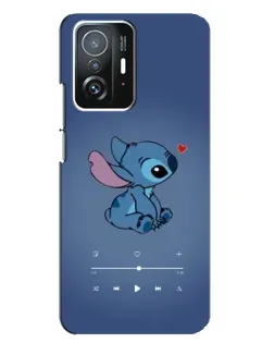 Чохол для Xiaomi 11T / 11T Pro з картинкою «Музичний Stitch»