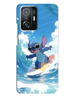 Чохол для Xiaomi 11T / 11T Pro з картинкою «Стіч на хвилі»