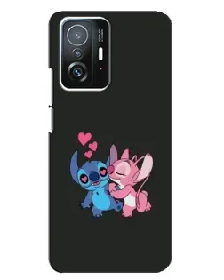 Чохол для Xiaomi 11T / 11T Pro з картинкою «Анжел цілує Стіча»
