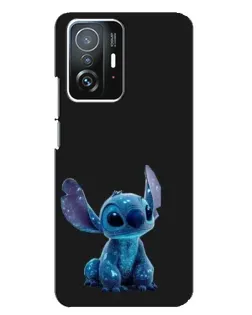 Чохол для Xiaomi 11T / 11T Pro з картинкою «Стіч на чорному»