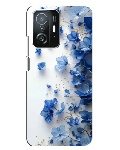 Чохол для Xiaomi 11T / 11T Pro з картинкою «Блакитний квітковий каскад» Чохол для Xiaomi 11T / 11T Pro з картинкою «Блакитний квітковий каскад»