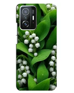 Чохол для Xiaomi 11T / 11T Pro з картинкою «Конвалії в зелені»