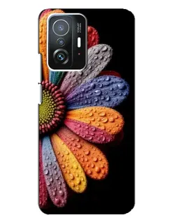 Чохол для Xiaomi 11T / 11T Pro з картинкою «Райдужна квітка»