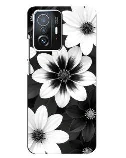Чохол для Xiaomi 11T / 11T Pro з картинкою «Монохромні айстри»