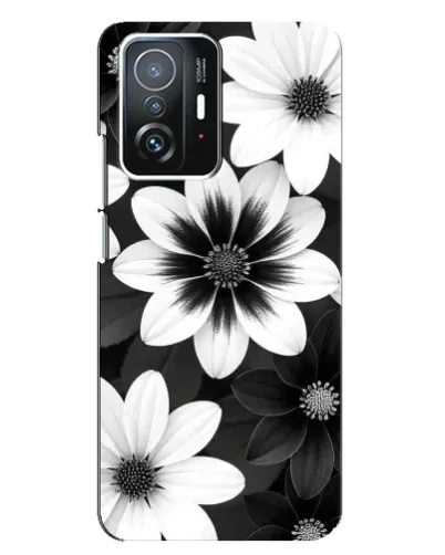 Чохол для Xiaomi 11T / 11T Pro з картинкою «Монохромні айстри» Чохол для Xiaomi 11T / 11T Pro з картинкою «Монохромні айстри»