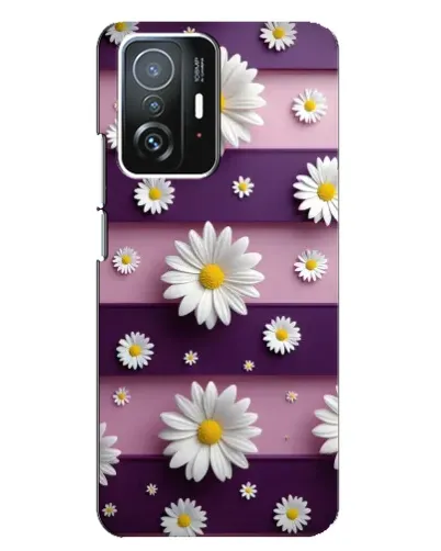 Чохол для Xiaomi 11T / 11T Pro з картинкою «Ромашки на фіолетовому» Чохол для Xiaomi 11T / 11T Pro з картинкою «Ромашки на фіолетовому»