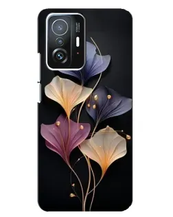 Чохол для Xiaomi 11T / 11T Pro з картинкою «Лілові квіти грації»