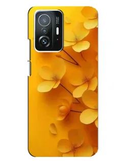 Чохол для Xiaomi 11T / 11T Pro з картинкою «Золоті пелюстки»