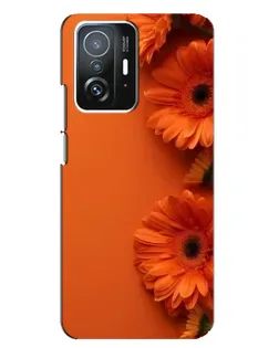 Чохол для Xiaomi 11T / 11T Pro з картинкою «Помаранчеві гербери»