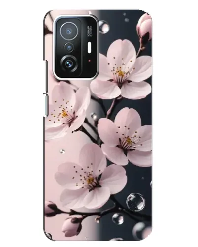 Чехол для Xiaomi 11T / 11T Pro с картинкой «Нежная сакура и капли» Чехол для Xiaomi 11T / 11T Pro с картинкой «Нежная сакура и капли»