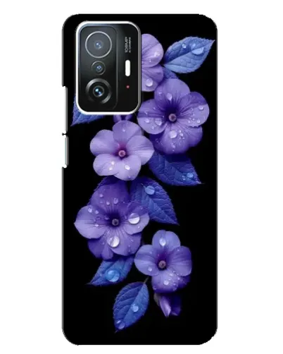 Чохол для Xiaomi 11T / 11T Pro з картинкою «Фіолетові квіти з росою» Чохол для Xiaomi 11T / 11T Pro з картинкою «Фіолетові квіти з росою»