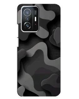 Чехол для Xiaomi 11T / 11T Pro с картинкой «Темный абстрактный камуфляж» Чехол для Xiaomi 11T / 11T Pro с картинкой «Темный абстрактный камуфляж»