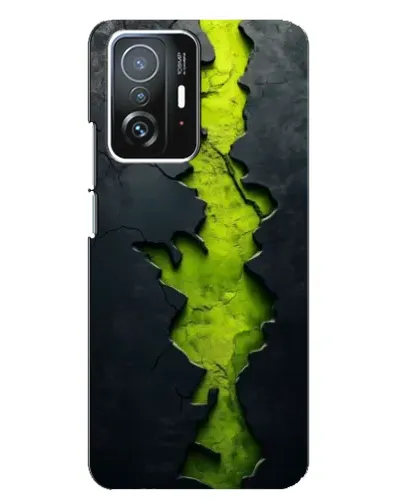 Чехол для Xiaomi 11T / 11T Pro с картинкой «Салатовый разлом скалы» Чехол для Xiaomi 11T / 11T Pro с картинкой «Салатовый разлом скалы»
