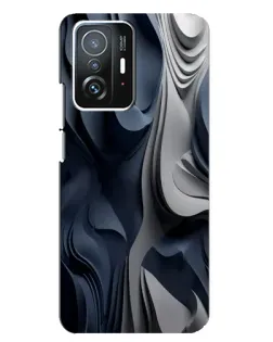 Чехол для Xiaomi 11T / 11T Pro с картинкой «Объемные синие складки» Чехол для Xiaomi 11T / 11T Pro с картинкой «Объемные синие складки»
