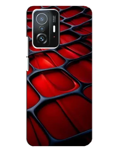 Чехол для Xiaomi 11T / 11T Pro с картинкой «Красная глянцевая сетка» Чехол для Xiaomi 11T / 11T Pro с картинкой «Красная глянцевая сетка»