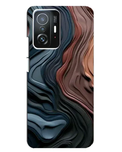 Чехол для Xiaomi 11T / 11T Pro с картинкой «Цветные волны каньона» Чехол для Xiaomi 11T / 11T Pro с картинкой «Цветные волны каньона»
