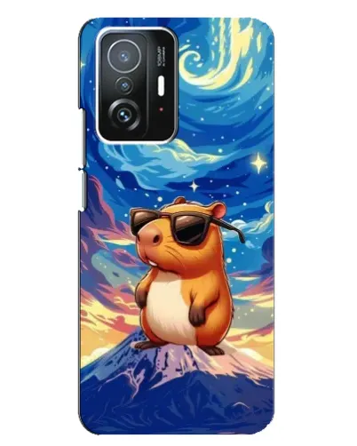 Чехол для Xiaomi 11T / 11T Pro с картинкой «Капибара Ван Гога»