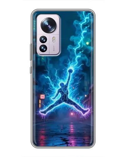 Чехол для Xiaomi 12 / 12X с картинкой «Jordan Gold Jumpman»