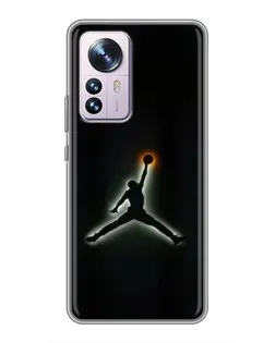 Чохол для Xiaomi 12 / 12X з картинкою «Jordan Gradient Logo»