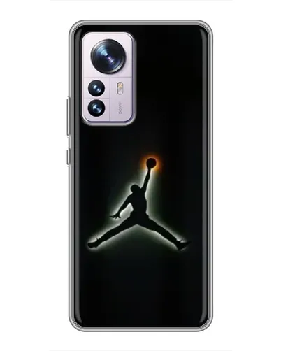 Чехол для Xiaomi 12 / 12X с картинкой «Jordan Gradient Logo»