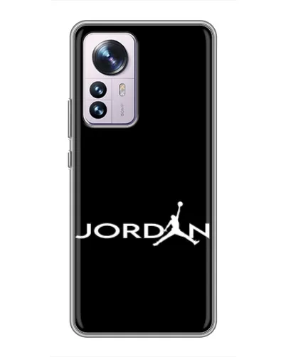 Чехол для Xiaomi 12 / 12X с картинкой «Jordan White Logo»