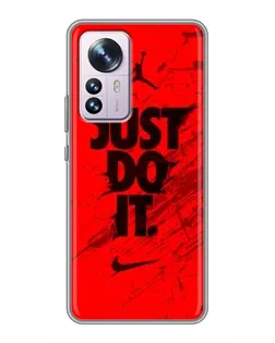 Чехол для Xiaomi 12 / 12X с картинкой «Nike Just Do It» Чехол для Xiaomi 12 / 12X с картинкой «Nike Just Do It»
