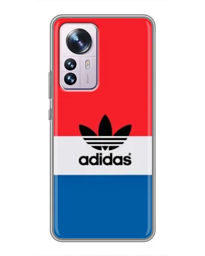 Чехол для Xiaomi 12 / 12X с картинкой «Ретро блоки Adidas» Чехол для Xiaomi 12 / 12X с картинкой «Ретро блоки Adidas»