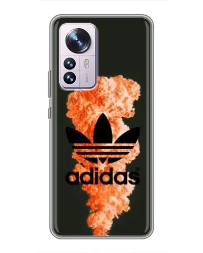 Чехол для Xiaomi 12 / 12X с картинкой «Оранжевый дым Adidas» Чехол для Xiaomi 12 / 12X с картинкой «Оранжевый дым Adidas»