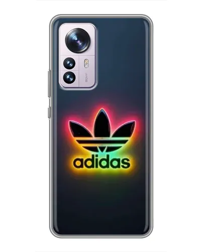 Чехол для Xiaomi 12 / 12X с картинкой «Неоновый Adidas» Чехол для Xiaomi 12 / 12X с картинкой «Неоновый Adidas»