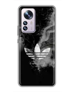 Чохол для Xiaomi 12 / 12X з картинкою «Абстрактний дим Adidas»