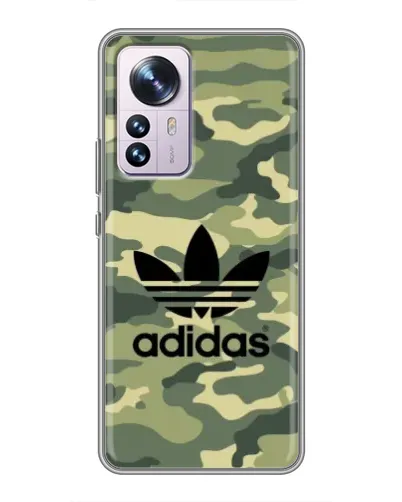 Чехол для Xiaomi 12 / 12X с картинкой «Милитари стиль Adidas» Чехол для Xiaomi 12 / 12X с картинкой «Милитари стиль Adidas»
