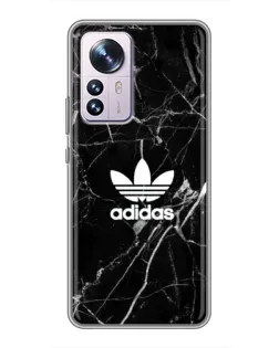 Чохол для Xiaomi 12 / 12X з картинкою «Білий мармур Adidas»