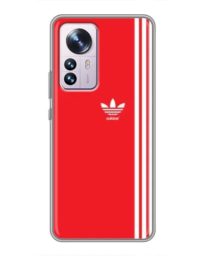 Чехол для Xiaomi 12 / 12X с картинкой «Красный минимализм Adidas» Чехол для Xiaomi 12 / 12X с картинкой «Красный минимализм Adidas»