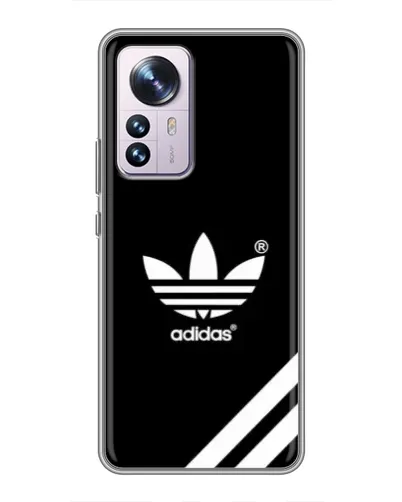 Чехол для Xiaomi 12 / 12X с картинкой «Adidas с диагональными полосами» Чехол для Xiaomi 12 / 12X с картинкой «Adidas с диагональными полосами»