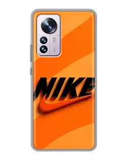 Чохол для Xiaomi 12 / 12X з картинкою «Помаранчевий драйв Nike»
