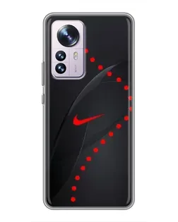 Чехол для Xiaomi 12 / 12X с картинкой «Абстрактный дизайн Nike» Чехол для Xiaomi 12 / 12X с картинкой «Абстрактный дизайн Nike»