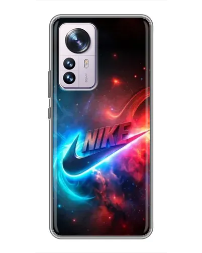 Чехол для Xiaomi 12 / 12X с картинкой «Огненный логотип Nike» Чехол для Xiaomi 12 / 12X с картинкой «Огненный логотип Nike»