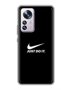 Чехол для Xiaomi 12 / 12X с картинкой «Минимализм от Nike» Чехол для Xiaomi 12 / 12X с картинкой «Минимализм от Nike»