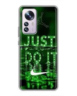 Чехол для Xiaomi 12 / 12X с картинкой «Зеленый неоновый Nike» Чехол для Xiaomi 12 / 12X с картинкой «Зеленый неоновый Nike»