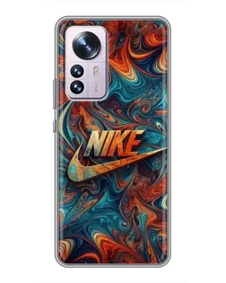 Чехол для Xiaomi 12 / 12X с картинкой «Nike в абстракции» Чехол для Xiaomi 12 / 12X с картинкой «Nike в абстракции»