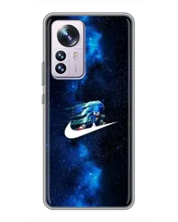 Чехол для Xiaomi 12 / 12X с картинкой «Звездный путь Nike» Чехол для Xiaomi 12 / 12X с картинкой «Звездный путь Nike»
