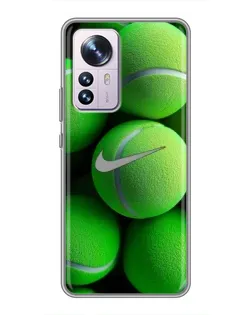 Чехол для Xiaomi 12 / 12X с картинкой «Теннисные мячи Найк» Чехол для Xiaomi 12 / 12X с картинкой «Теннисные мячи Найк»