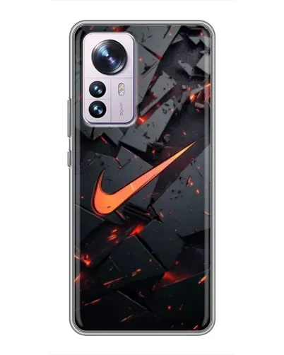 Чехол для Xiaomi 12 / 12X с картинкой «Nike — эффект разломов» Чехол для Xiaomi 12 / 12X с картинкой «Nike — эффект разломов»