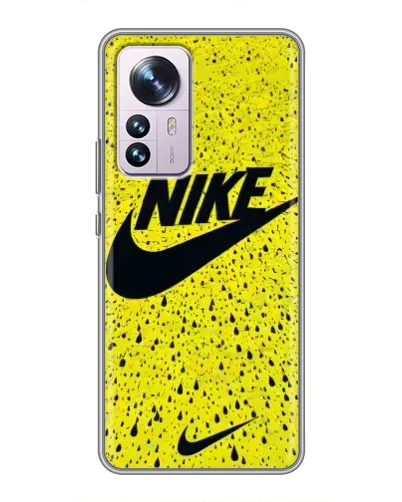 Чехол для Xiaomi 12 / 12X с картинкой «Желтый текстурный Nike» Чехол для Xiaomi 12 / 12X с картинкой «Желтый текстурный Nike»